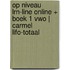 Op niveau LRN-line online + boek 1 vwo | Carmel LIFO-totaal