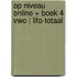 Op Niveau online + boek 4 vwo | LIFO-totaal