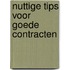 Nuttige tips voor goede contracten