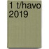 1 t/havo 2019
