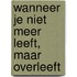 Wanneer je niet meer leeft, maar overleeft