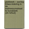 Glabbeek – Aanleg 2DWA-riolering in de Walmersumstraat te Bunsbeek (20.125v2) by M.R. Groenhuijzen