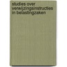 Studies over verwijzingsinstructies in belastingzaken by L.J.A. Pieterse