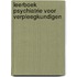 Leerboek psychiatrie voor verpleegkundigen