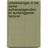 Ontwikkelingen in het aantal euthanasiegevallen en achterliggende factoren door Simone Versteeg
