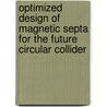 Optimized design of magnetic septa for the future circular collider door A. Sanz Ull