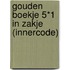 Gouden Boekje 5*1 in zakje (INNERCODE)