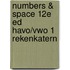 Numbers & Space 12e ed havo/vwo 1 Rekenkatern