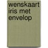 Wenskaart Iris met envelop