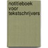 Notitieboek voor tekstschrijvers