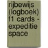 Rijbewijs (logboek) F1 Cards - Expeditie Space