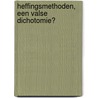 Heffingsmethoden, een valse dichotomie? door H.M. Roose