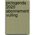 Pictogenda 2020 abonnement Vulling