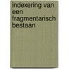 Indexering van een fragmentarisch bestaan door Benoit Suykerbuyk