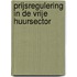 Prijsregulering in de vrije huursector