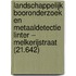 Landschappelijk booronderzoek en metaaldetectie Linter – Melkerijstraat (21.642)