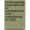 Landschappelijk booronderzoek en metaaldetectie Linter – Melkerijstraat (21.642) door M. Bink