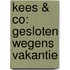 Kees & Co: Gesloten wegens vakantie
