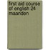 First Aid Course of English 24 maanden