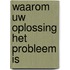 Waarom uw oplossing het probleem is