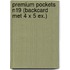 Premium Pockets N19 (Backcard met 4 x 5 ex.)