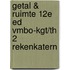 Getal & Ruimte 12e ed vmbo-kgt/th 2 rekenkatern