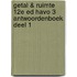 Getal & Ruimte 12e ed havo 3 antwoordenboek deel 1