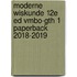 Moderne Wiskunde 12e ed vmbo-gth 1 paperback 2018-2019
