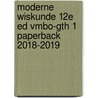 Moderne Wiskunde 12e ed vmbo-gth 1 paperback 2018-2019 door Onbekend