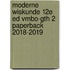 Moderne Wiskunde 12e ed vmbo-gth 2 paperback 2018-2019