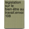 Législation sur le bien-être au travail.envoi 108 by Inni publishers