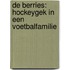 De berries: Hockeygek in een voetbalfamilie