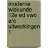 Moderne Wiskunde 12e ed vwo A/C uitwerkingen 1