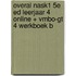 Overal NaSk1 5e ed leerjaar 4 online + vmbo-gt 4 werkboek B