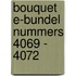 Bouquet e-bundel nummers 4069 - 4072