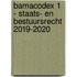 Bamacodex 1 - staats- en bestuursrecht 2019-2020