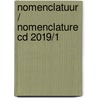 Nomenclatuur / Nomenclature cd 2019/1 door Onbekend