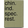 Chin. Ind. Spec. Rest. door Mark Van Wonderen