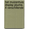 Het Muizenhuis display Pluche, 4 verschillende door Studio Schaapman