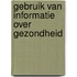 Gebruik van informatie over gezondheid