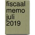 Fiscaal Memo juli 2019
