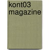 KONT03 magazine by Mostafa Benkerroum