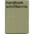 Handboek Schriftkennis