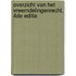 Overzicht van het vreemdelingenrecht, 4de editie