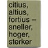 Citius, altius, fortius – Sneller, hoger, sterker