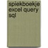 Spiekboekje Excel Query SQL