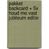 Pakket backcard + 5x Houd me vast Jubileum editie