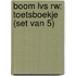 Boom LVS RW: Toetsboekje (set van 5)