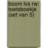 Boom LVS RW: Toetsboekje (set van 5) by Teije de Vos