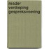 Reader Verdieping Gespreksvoering